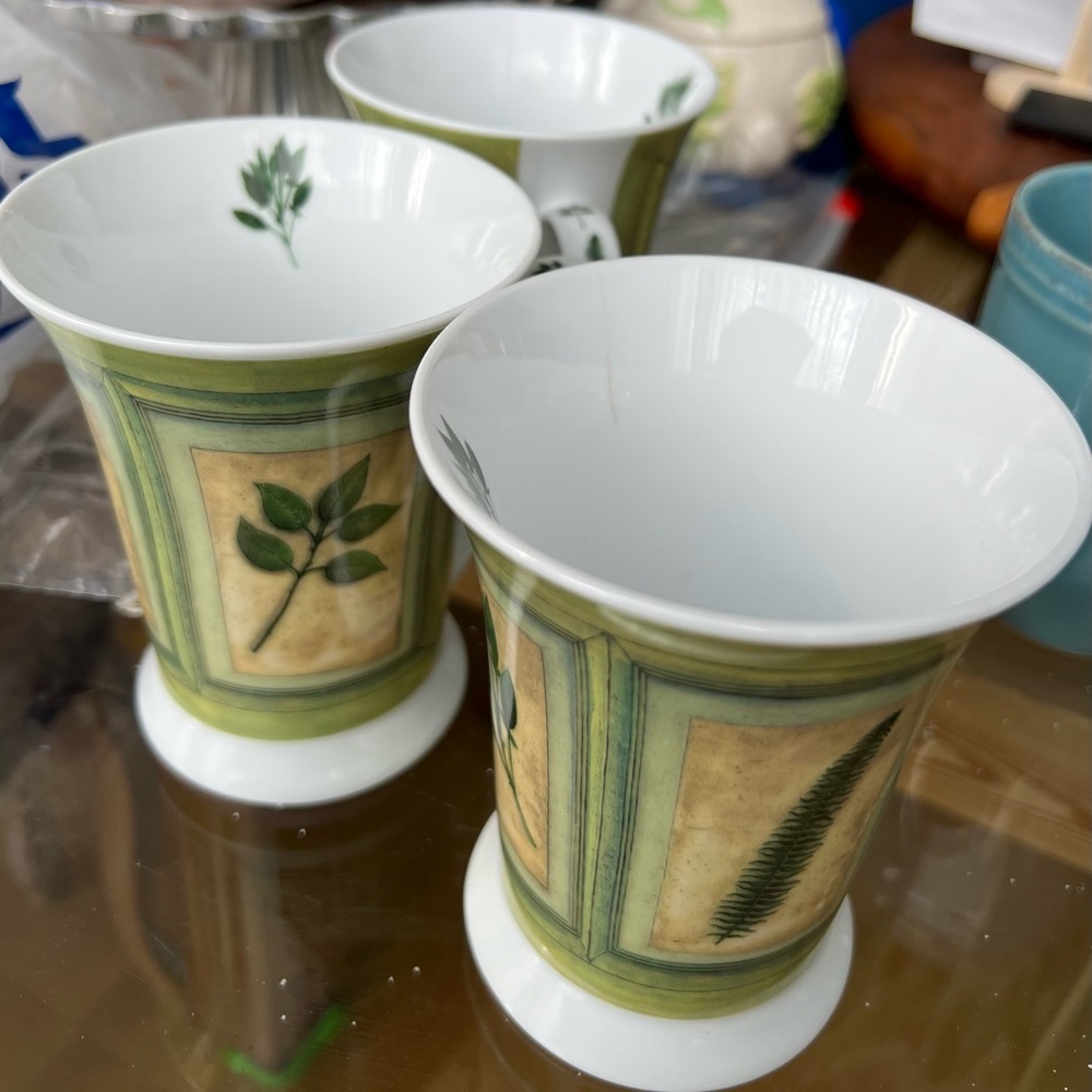 Pimpernel set of 3 Discontinued design mugs